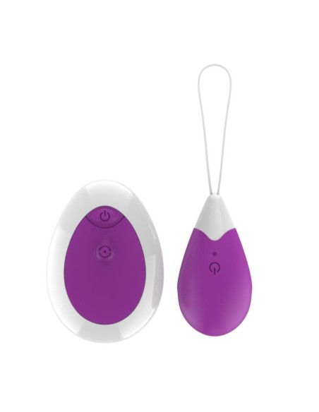 Huevo Vibrador con Control Remoto USB Púrpura
