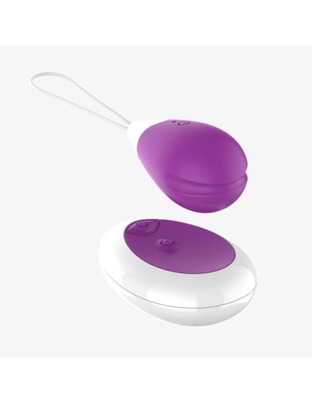 Huevo Vibrador con Control Remoto USB Púrpura