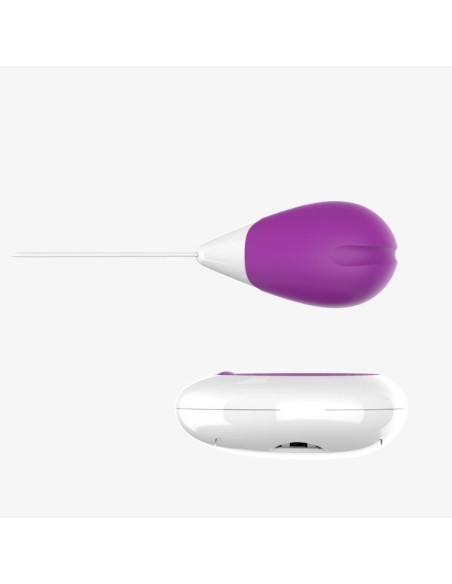 Huevo Vibrador con Control Remoto USB Púrpura