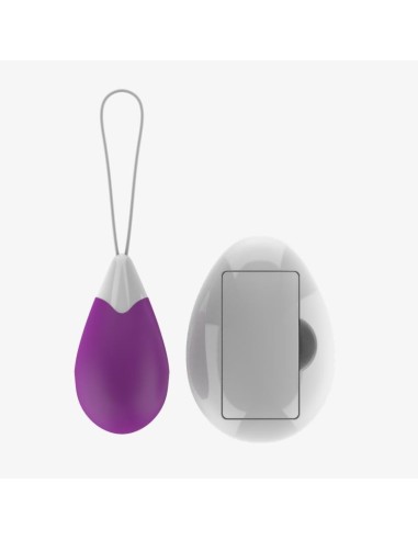 Huevo Vibrador con Control Remoto USB Púrpura