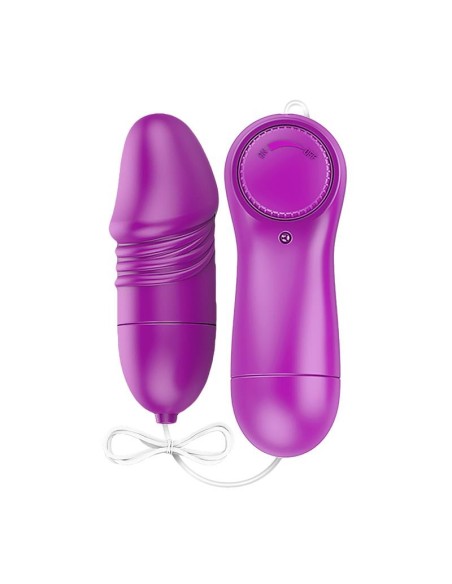 Laary Huevo Vibrador Multi Velocidad Control Remoto Púrpur