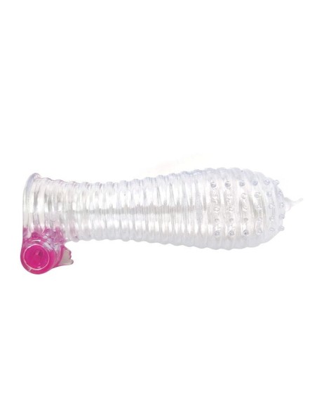 Funda para el Pene con Vibración Transparente