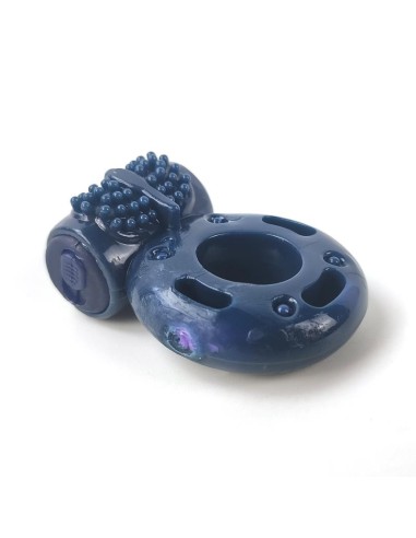 Anillo para el Pene con Vibración Azul