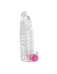 Funda para el Pene con Vibración Transparente