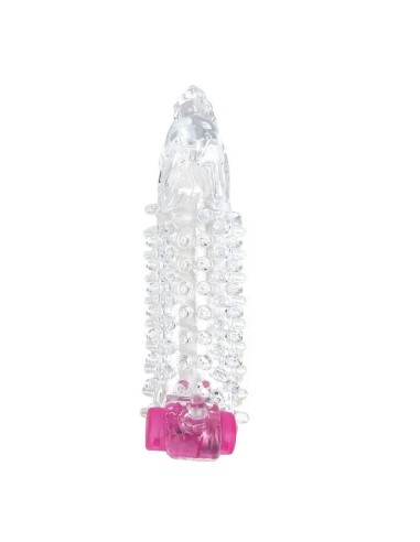 Funda para el Pene con Vibración Transparente