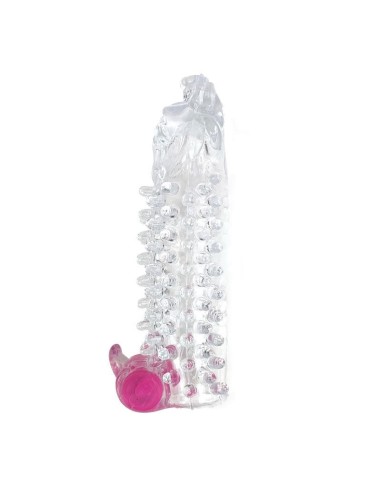 Funda para el Pene con Vibración Transparente