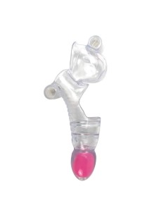Funda para el Pene y Testículos 3 Balas Vibradoras Transparente 2