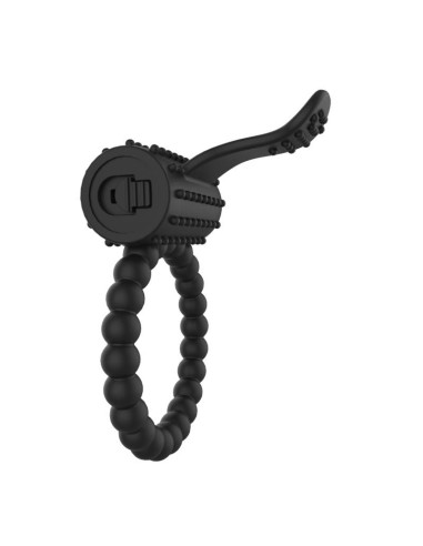Anillo para el Pene con Vibración Negro