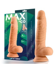 Deek Dildo Realista con Testiculos 7.6 Natural