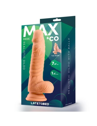 Deek Dildo Realista con Testiculos 7.6 Natural