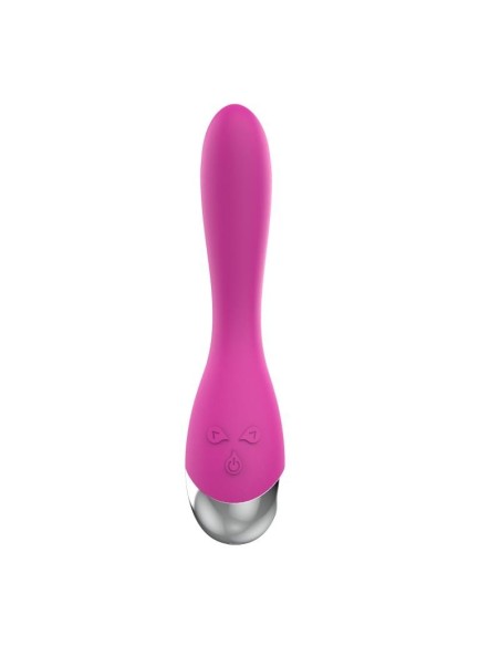 Vibrador 6 Funciones USB Rosa