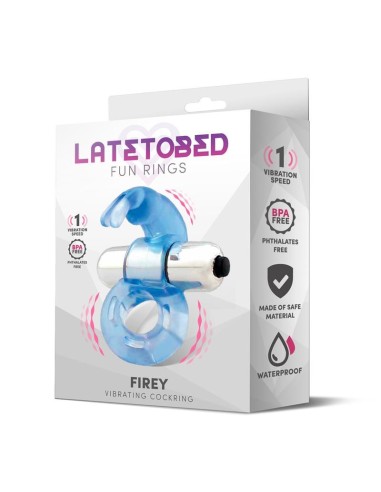Firey Anillo Vibrador con Conejito Azul