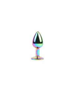 Plug Anal de Metal con Joya Circular 2.7 2