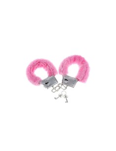 Esposas para Muñeca Forradas de Peluche Rosa