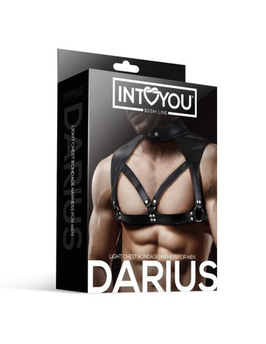 Darius Arnés Masculino para el Pecho Cuero Vegano