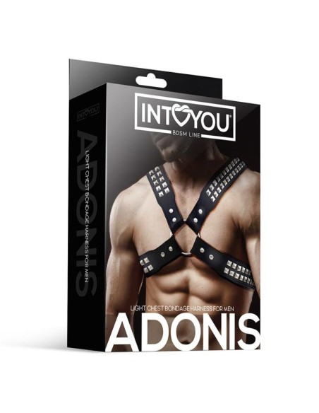 Adonis Arnés Masculino para el Pecho Cuero Vegano