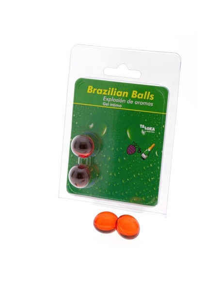Set 2 Brazilian Balls Explosión de Fresa y Champán