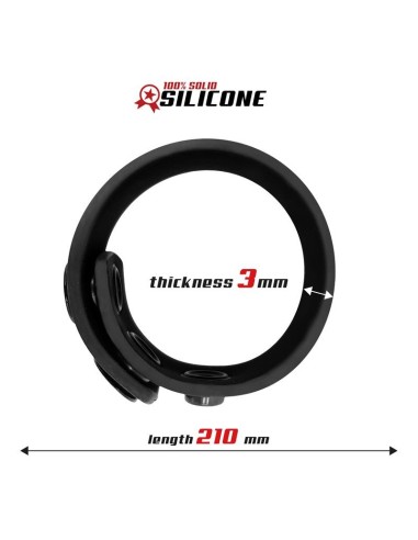 Anillo Pene Ajustable Silicona Sólida 15-21 cm