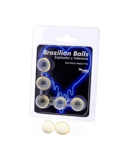 Set 5 Brazilian Balls Excitante Efecto Vibrante Frío