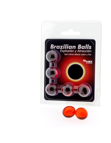 Set 5 Brazilian Balls Excitante Efecto Calor y Frío
