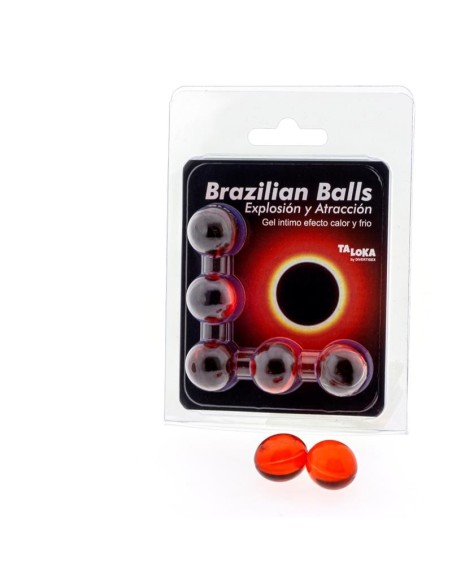 Set 5 Brazilian Balls Excitante Efecto Calor y Frío