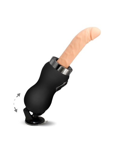 Sex Machine Vibración, Thrusting y Calor Control Remoto USB