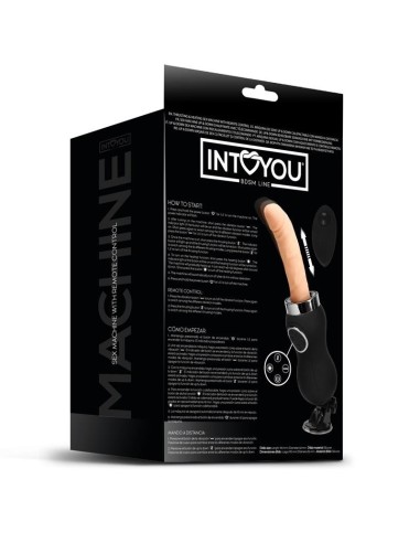 Sex Machine Vibración, Thrusting y Calor Control Remoto USB