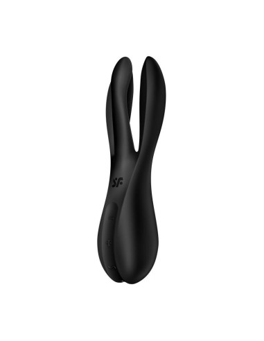Vibrador Threesome 2 Negro