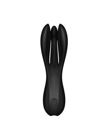 Vibrador Threesome 2 Negro