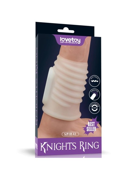 Funda para el Pene con Vibración Spiral Knights