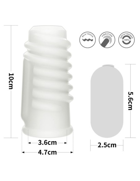 Funda para el Pene con Vibración Spiral Knights