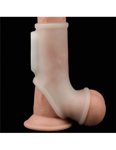 Funda Pene y Testículos con Vibración Silk Knights