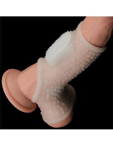 Funda el Pene y Testículos con Vibración Drip Knights