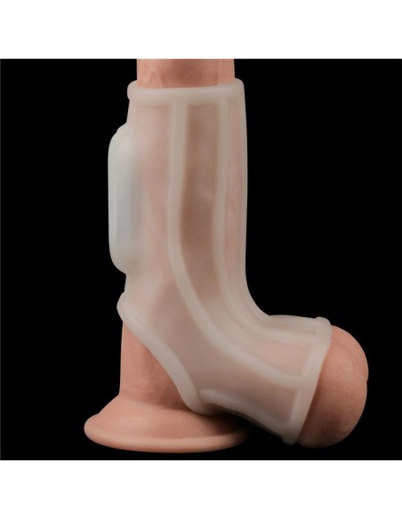 Funda el pene y testículos con vibración Ridge Knights