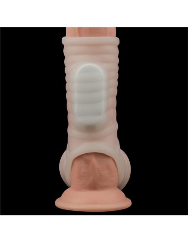 Funda el pene y testículos con vibración Wave Knights