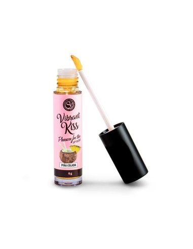 Lip Gloss Vibrant Kiss Sabor Piña Colada