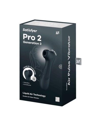 Pro 2 Gener 3 Liquid Air Technology Succión y Vibración Negro