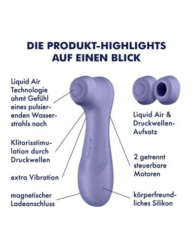 Pro 2 Gen 3 Liquid Air Technology Succión y Vibración Lilac