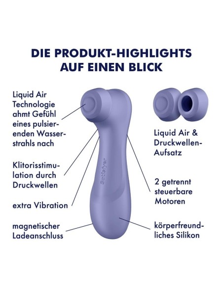 Pro 2 Gen 3 Liquid Air Technology Succión y Vibración Lilac