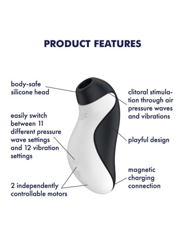 Orca Succionador de Clítoris Double Air Pulse