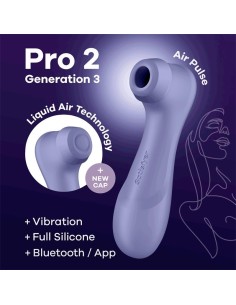 Pro 2 Genera 3 Liquid Air Technology Succión y Vibración APP Connect Lilac