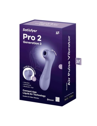 Pro 2 Genera 3 Liquid Air Technology Succión y Vibración APP Connect Lilac