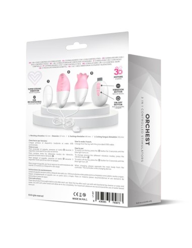 Orchest Estimulador 3 in 1 con Control Remoto