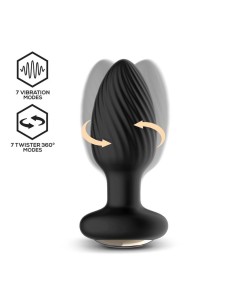 Drago Plug Anal Vibración, Movimiento Twister 360º y Control Remoto 2