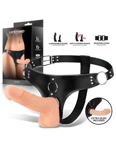 Sparo Arnés con 2 Dildos Realistas Desmontables 2