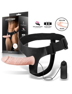 Bemax Arnés con Dildo Hueco Desmontable, Vibración y Control Remoto 2