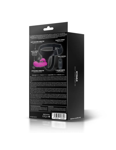 Hymax Arnés con Dildo-Vibrador con Conejito y Control Remoto