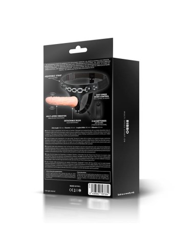 Ribbo Arnés con Dildo Realista con Vibración y Control Remoto