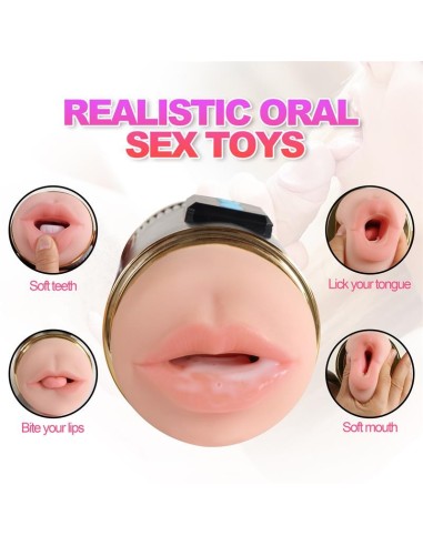 Masturbador Doble Vagina y Boca Kay