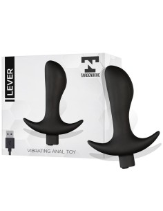 Lever Plug Anal con Vibración USB Silicona